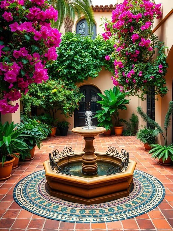 spanish mediterranean courtyard inspiration