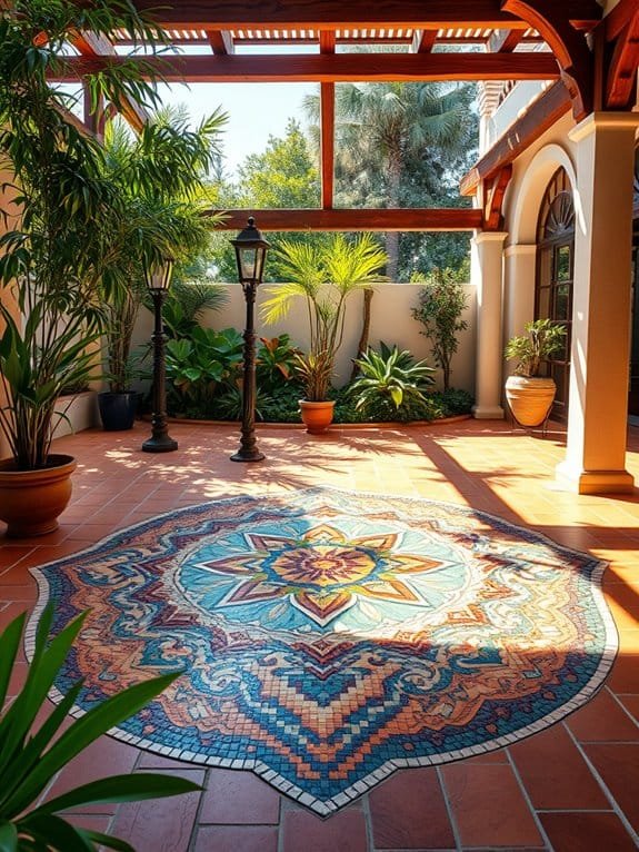 spanish mediterranean mosaic designs