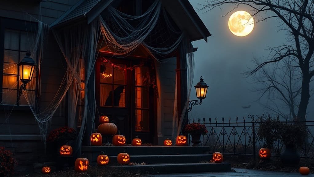 spooky haunted house entry