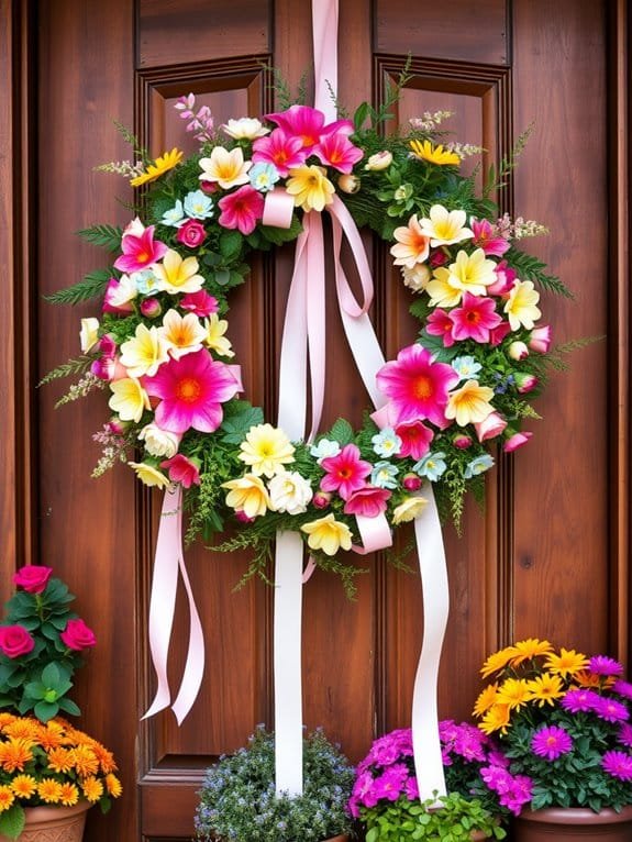spring door decor ideas