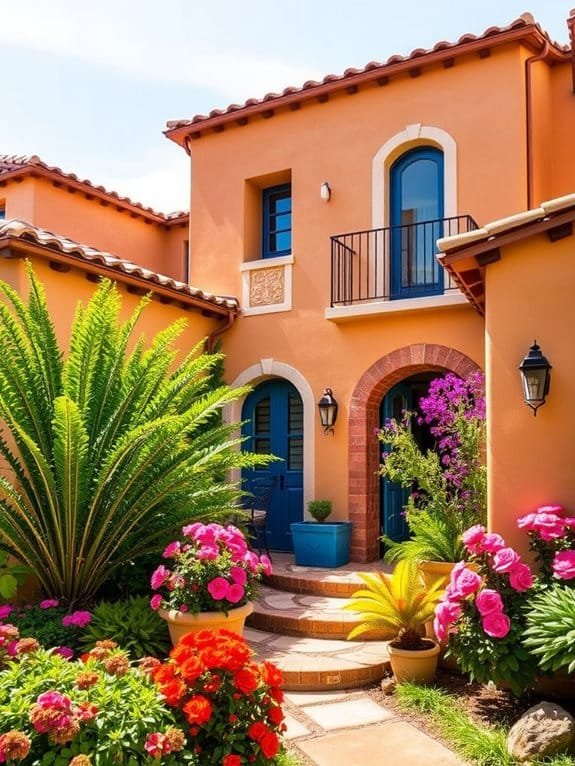 stunning spanish stucco colors
