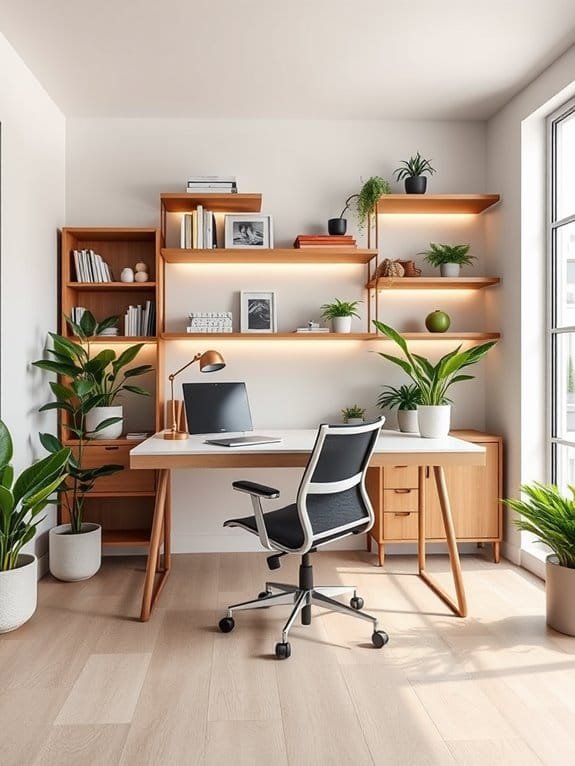 stylish functional home office