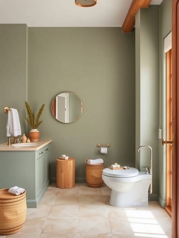 trendy bathroom color ideas