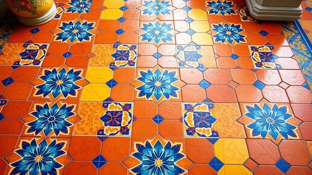 trendy floor mosaic designs