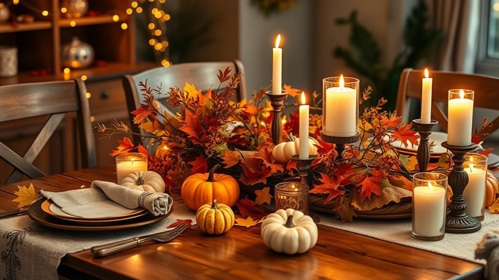 twinkling decorative string lights