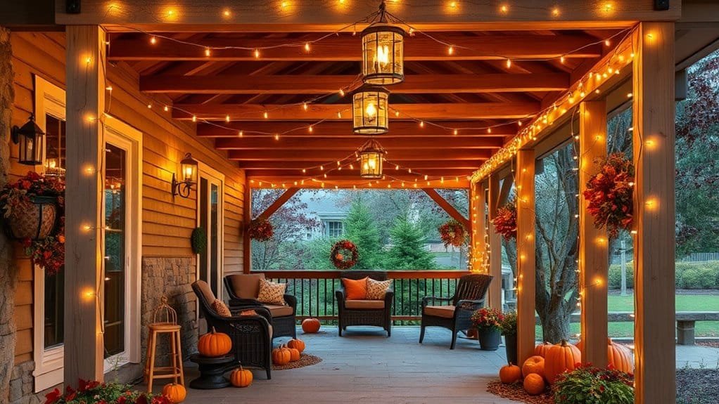 twinkling garden ambiance lighting