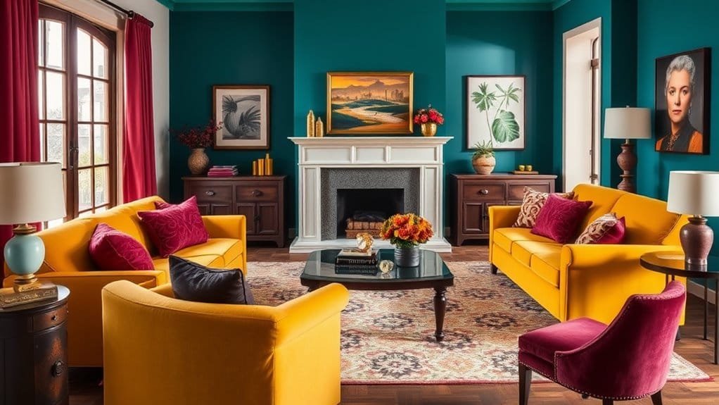 vibrant and striking hues