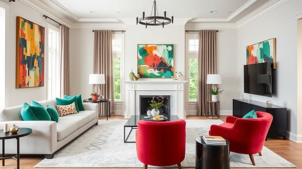 vibrant colorful design elements