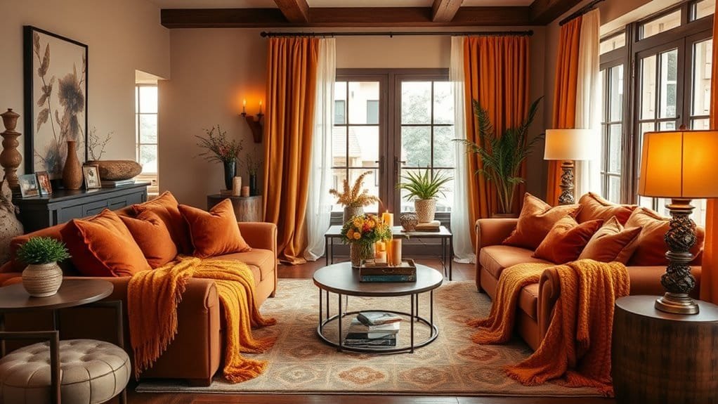 vibrant earthy tones