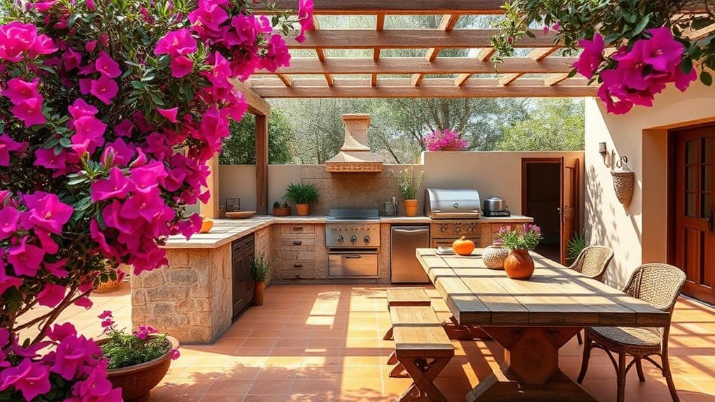 vibrant greenery and features