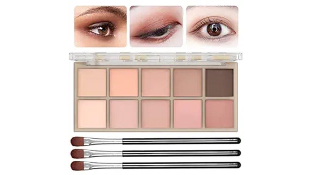 vibrant matte eyeshadow palette