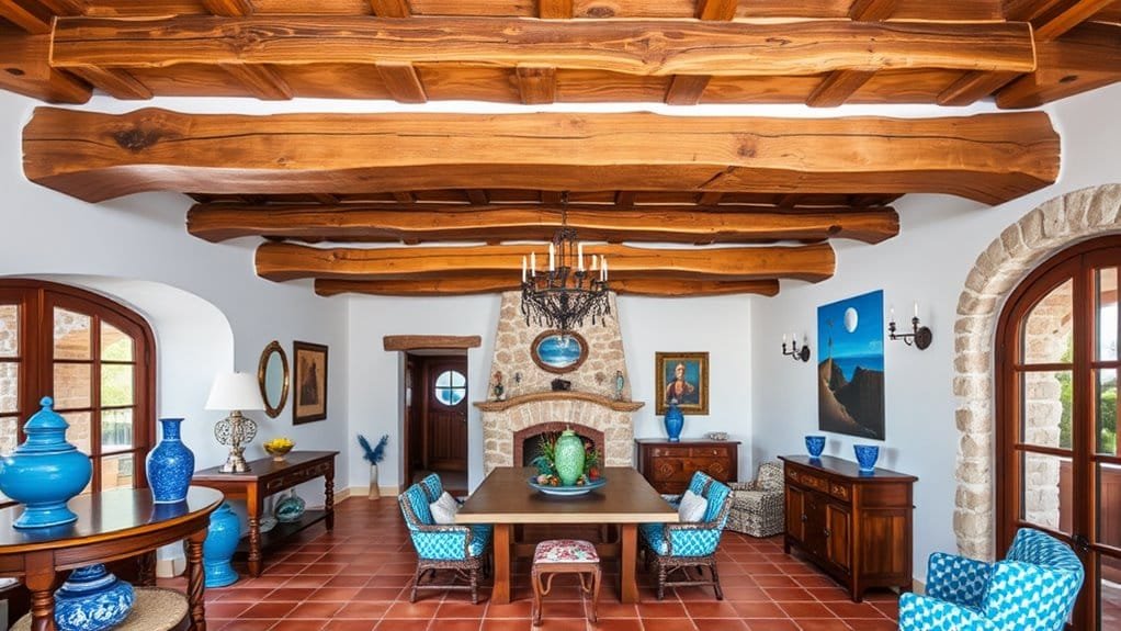 vibrant spanish interior colors