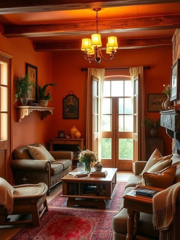 vibrant warm color scheme