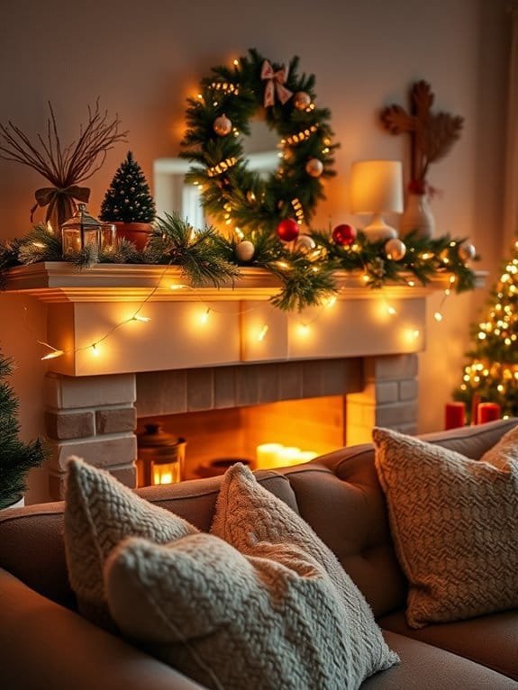 warm ambiance lighting decor