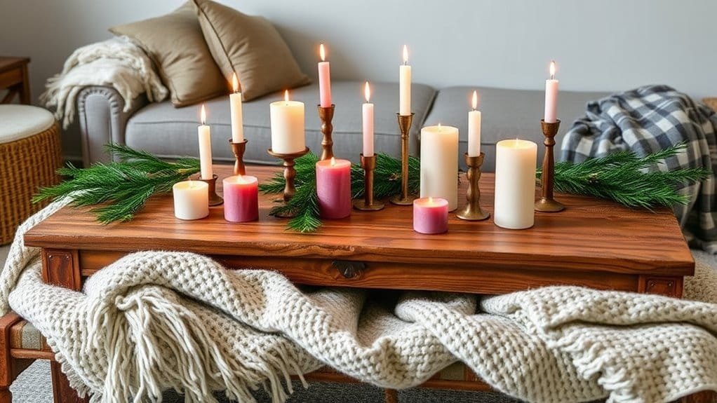 warm ambiance with candles