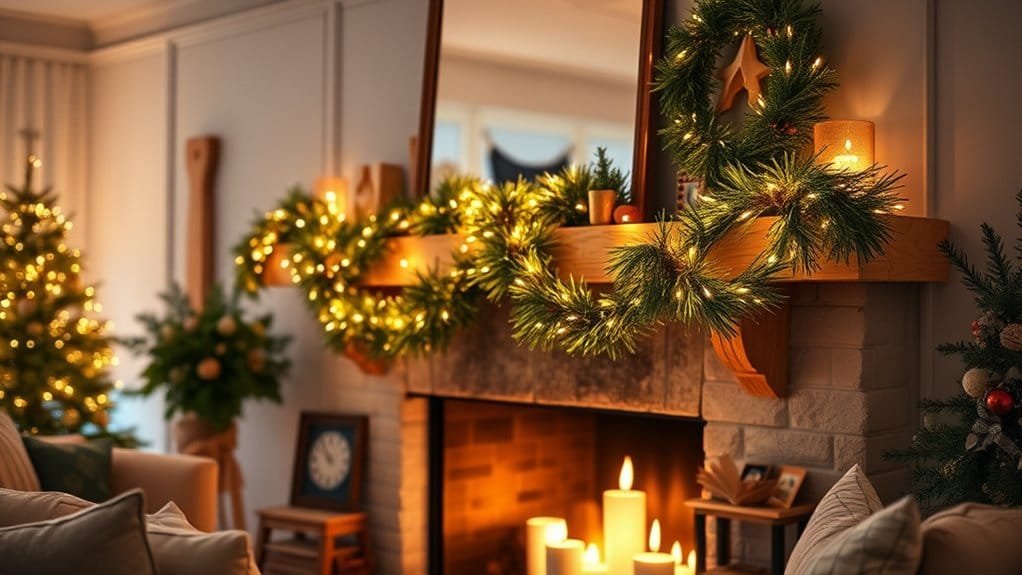 warm ambiance with lights