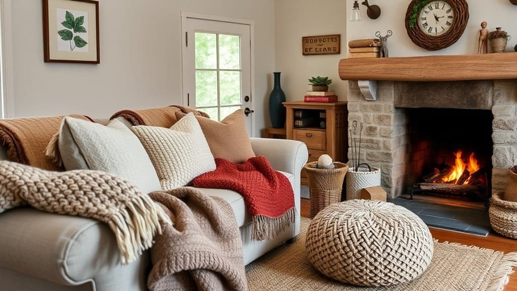 warm and inviting fabrics