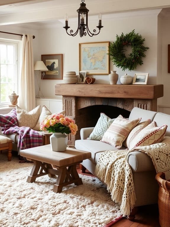 warm and inviting fabrics