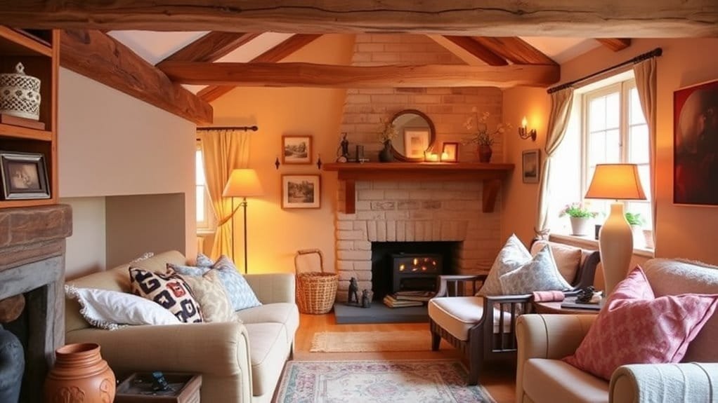 warm color palette selection