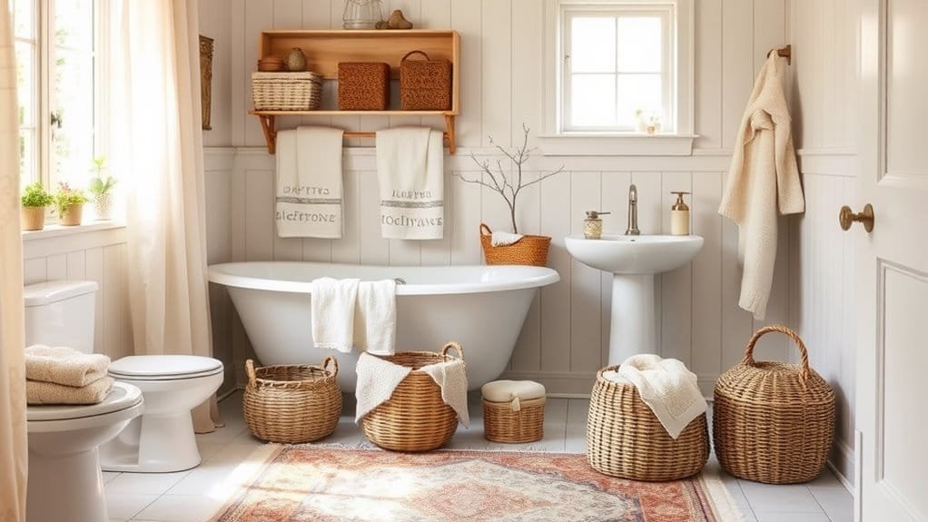 warm soft inviting materials