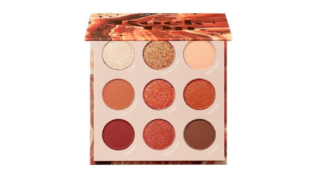 warm terracotta eyeshadow palette
