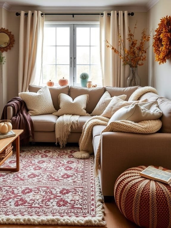 warmth through layered textures