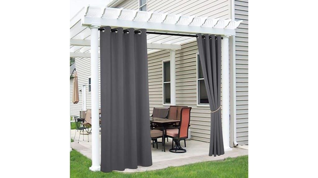 waterproof blackout privacy curtains