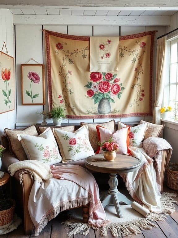 whimsical literary fabric designs