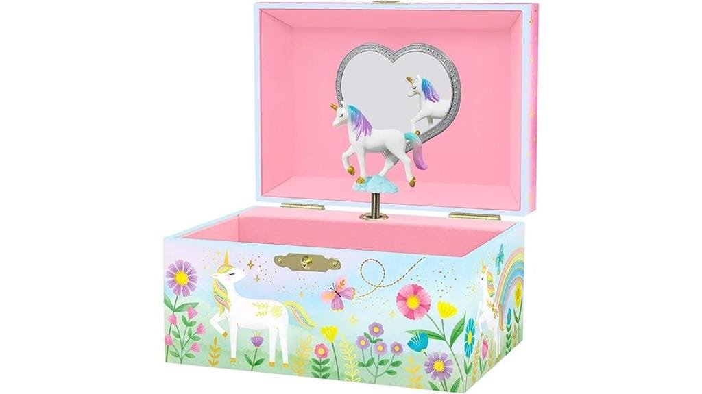 whimsical unicorn jewelry box