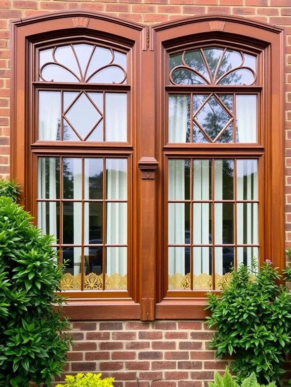 window with hinged opening