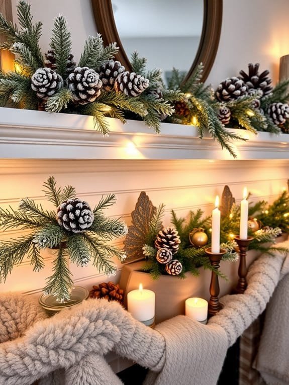 winter mantel decoration tips