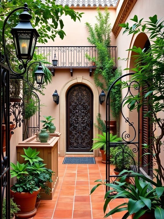 wrought iron accent varieties